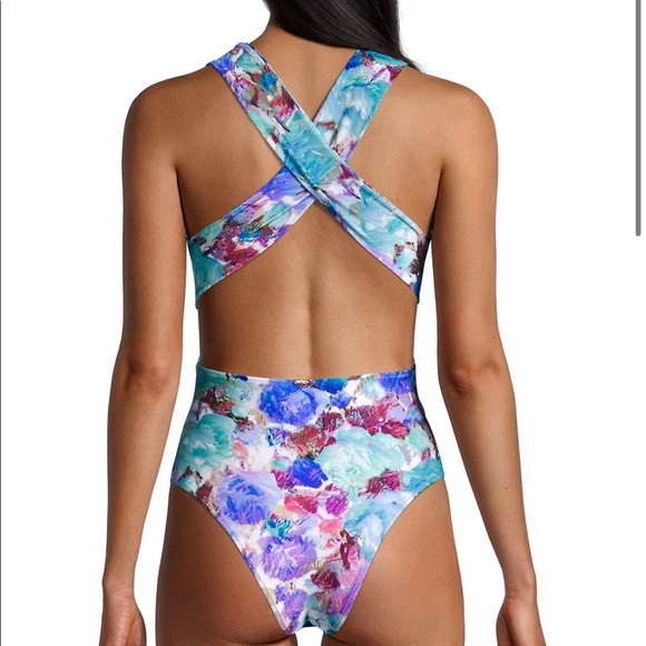 PatBO Blossom Cutout One-Piece Swimsuit - Picture 5 of 12